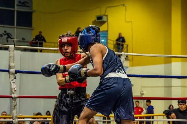 boxing match action
